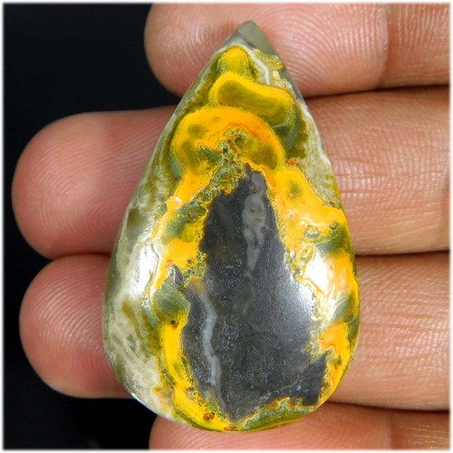 Cabochon poire jaspe - de,