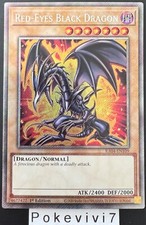Carte YU-GI-OH! RED-EYES BLACK DRAGON RA04-EN109 PSR NEUF