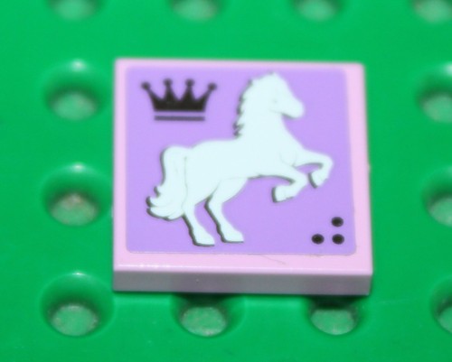 Lego bright pink tile - lego,