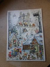 Noël Joli calendrier de l'Avent J.S.J./W. N° 10 Contes Le petit Chaperon rouge..