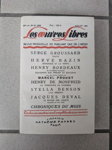 Les oeuvres libres - les,