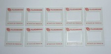 10 CADRES MONTURES FUJI FUJICHROME POUR DIAPOSITIVE 5 X 5 / 24 X 36 A COLLER