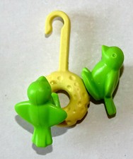 LOT OISEAUX NID 2 MOINEAUX VERTS PLAYMOBIL ANIMAUX ANIMAL SAUVAGE FORET OISEAUX