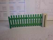 PLAYMOBIL vintage city country fermes barrière verte pilier sets 3504 3555 3556