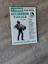 Partition - Accordeon facile volume 3 + CD (8)  Livre + cd très bon état broche