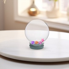  2 Pcs Clear Candy Jars Snow Globes For Crafts Boule Neige Boules À D'eau