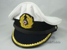 Casquette Kriegsmarine pour officiers lieutenant en mer jusqu'au capitaine li...