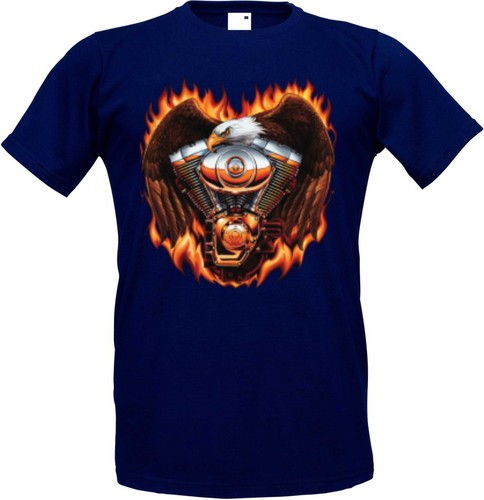 Shirt bleu marine - t-shirt,