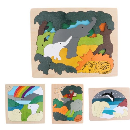 Puzzle animal bois - animal,