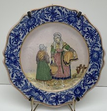 ASSIETTE MALICORNE EN FAIENCE