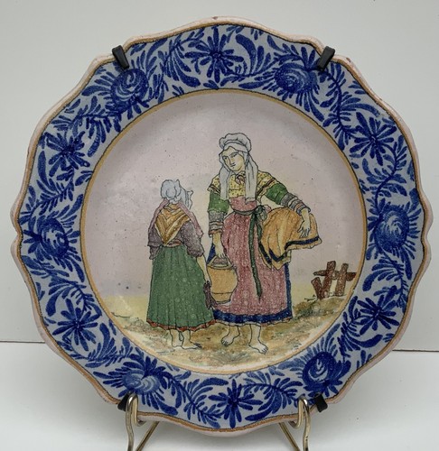 Assiette malicorne faience - assiette,