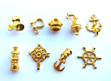 Série complète de fèves LES INSTRUMENTS DE LA MARINE Métal doré * 193