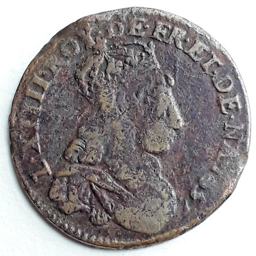 Louis xiv liard - xiv,
