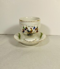 WW1. Coquetier en porcelaine