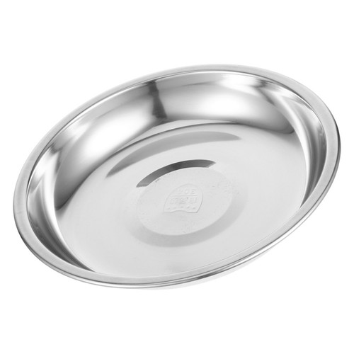 Assiette pâtes en inox - ,
