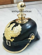 Casque prussien en cuir