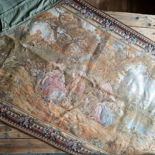 Vintage french tapestry wall - tapestry,