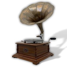 Gramophone avec pavillon pour