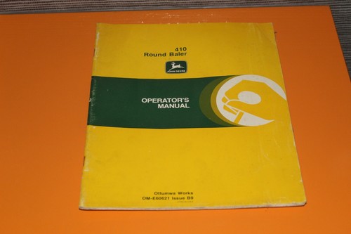John deere operator s - deere, operator's