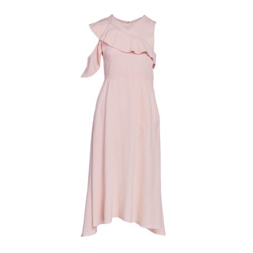 Maje robe longue femme - robe, rose