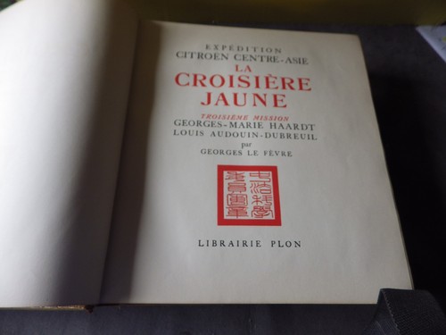 Croisiere jaune expedition - jaune,