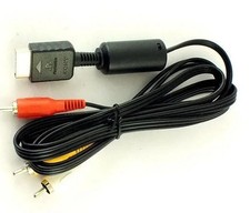 Câble Audio Video Officiel Ps1 Ps2 Ps3 Av RCA Console Sony Playstation 1/ 2/3