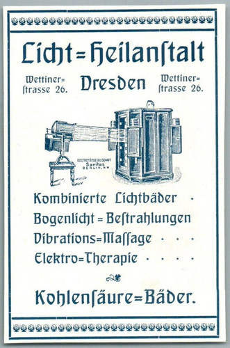 1914 appareil bains lumiere - 1914,