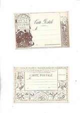 Circa 1905. Sténographie. Duployé. 2 cartes postales. Secrétariat. Publicité. RR