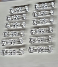 VTG Set of 12 Chrystal knife rests Cristalleries Royales de Champagne France