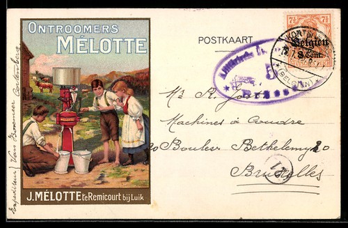 Carte postale remicourt près - carte,