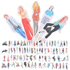  80 Pcs Stickers Fille Gomettes Livre Autocollants Pour Enfants De