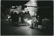 Photo Pierre Parente Argentique Les Halles Paris La Nuit Vers 1960
