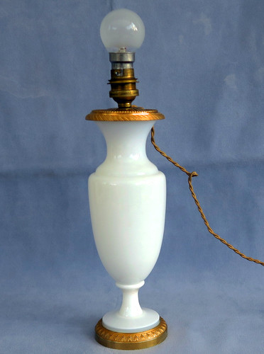 Vase opaline bronze - vase, en