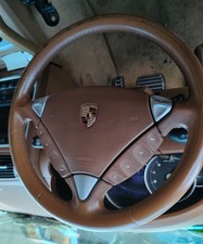 Volant  Porsche Cayenne 955 Cuir Havana Beige