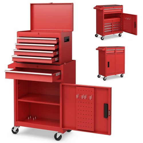 Chariot atelier rouge avec - chariot,