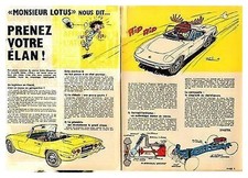 1963 DOCUMENT (ref IPS 1295) AUTO : LOTUS ELAN   (2p)