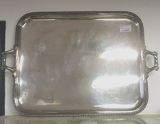 PLATEAU de Service ERCUIS en Metal Argente XXe Argenterie Art Table 19MAG 26/08