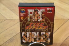 Fire Suplex Neo Geo SNK Japan Original + Manual Game NGH-043