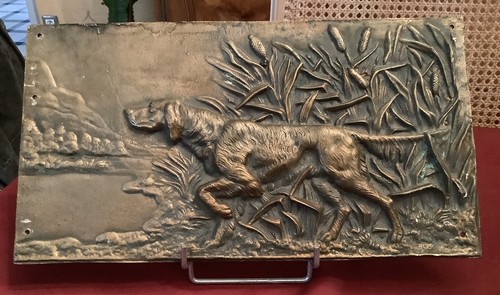 Ancienne plaque bronze - bronze, bas