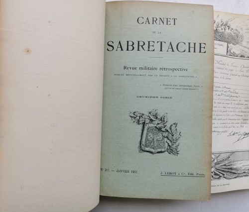 Carnet sabretache - de,