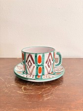 Ancien Paire Tasse Céramique