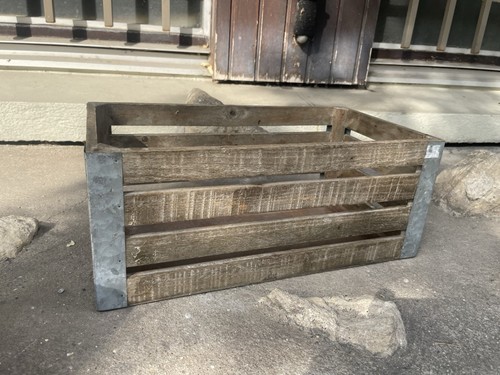 Cagette bois ancien vintage - bois,