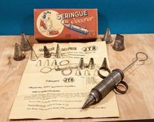 Ancienne seringue a décorer JTR France Vintage