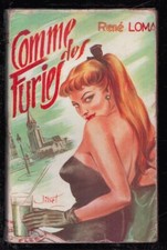 RENE LOMA . COMME DES FURIES . CURIOSA . JIHEL . 1954 ( AD109 )