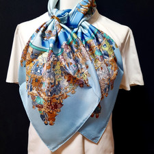 RARE VINTAGE HERMES Foulard en