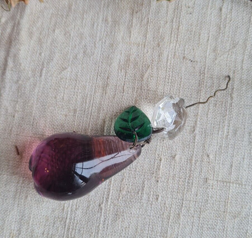 Ancienne pampille lustre fruit - ancienne,