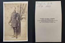 Haase, Berlin, Friedrich Wilhelm III CDV vintage albumen print.Frédéric III, d