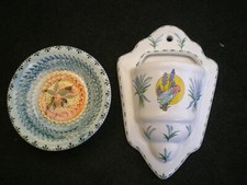 GRATTE AIL PORTE BOUQUETS LAVANDE CUISINE CERAMIQUE PROVENCE TRES BEAU