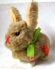 AUTOMATE CARL - RARE LAPIN SAUTEUR MARRON OREILLES JAUNE - MADE IN WEST GERMANY