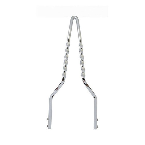Sissy bar twisted chromé - sissy, 18"